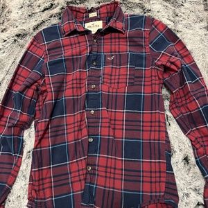 Men’s Hollister Plaid Button Down Shirt | Size Small
